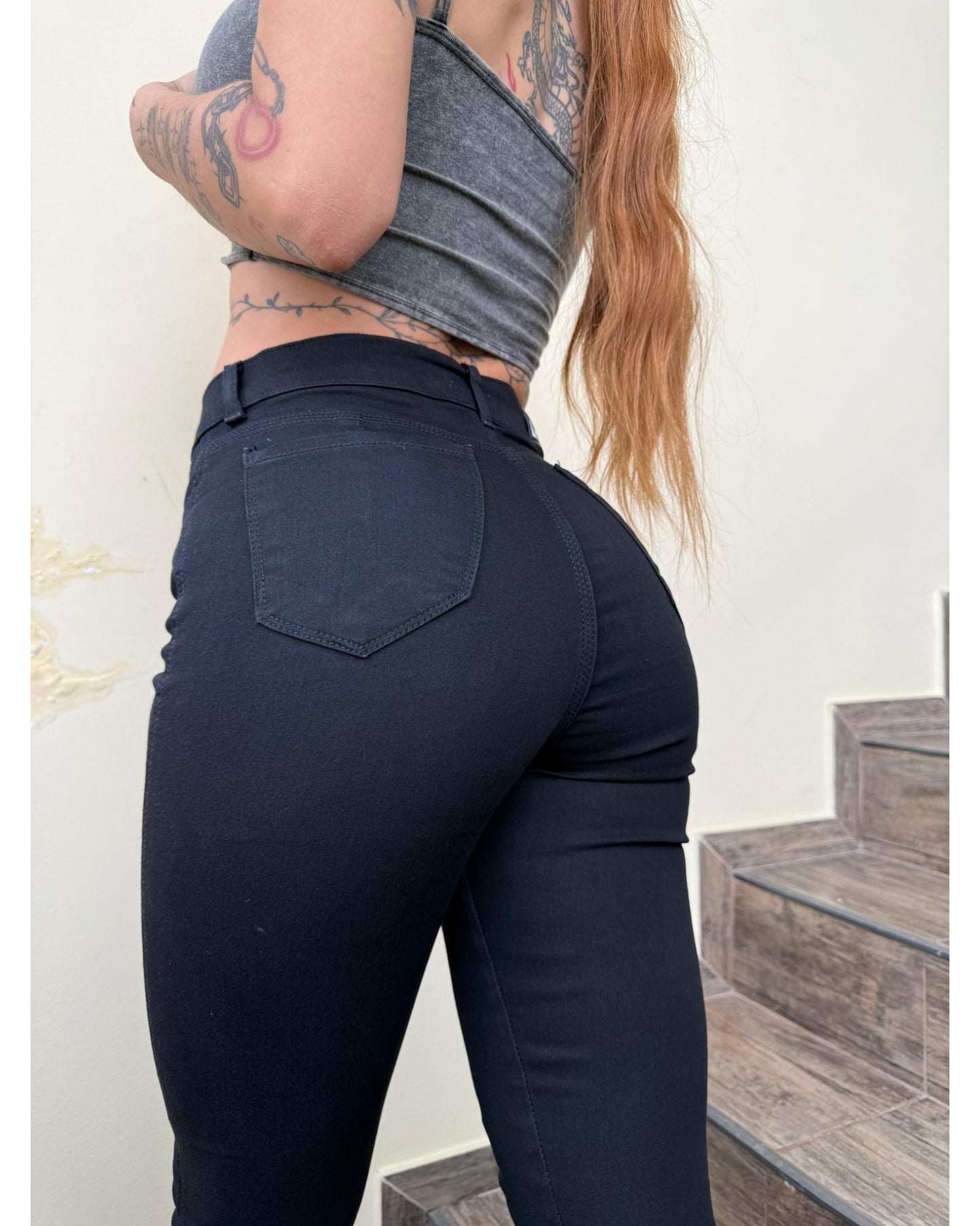Jean Chupín Power Curve – Tiro Alto Push Up