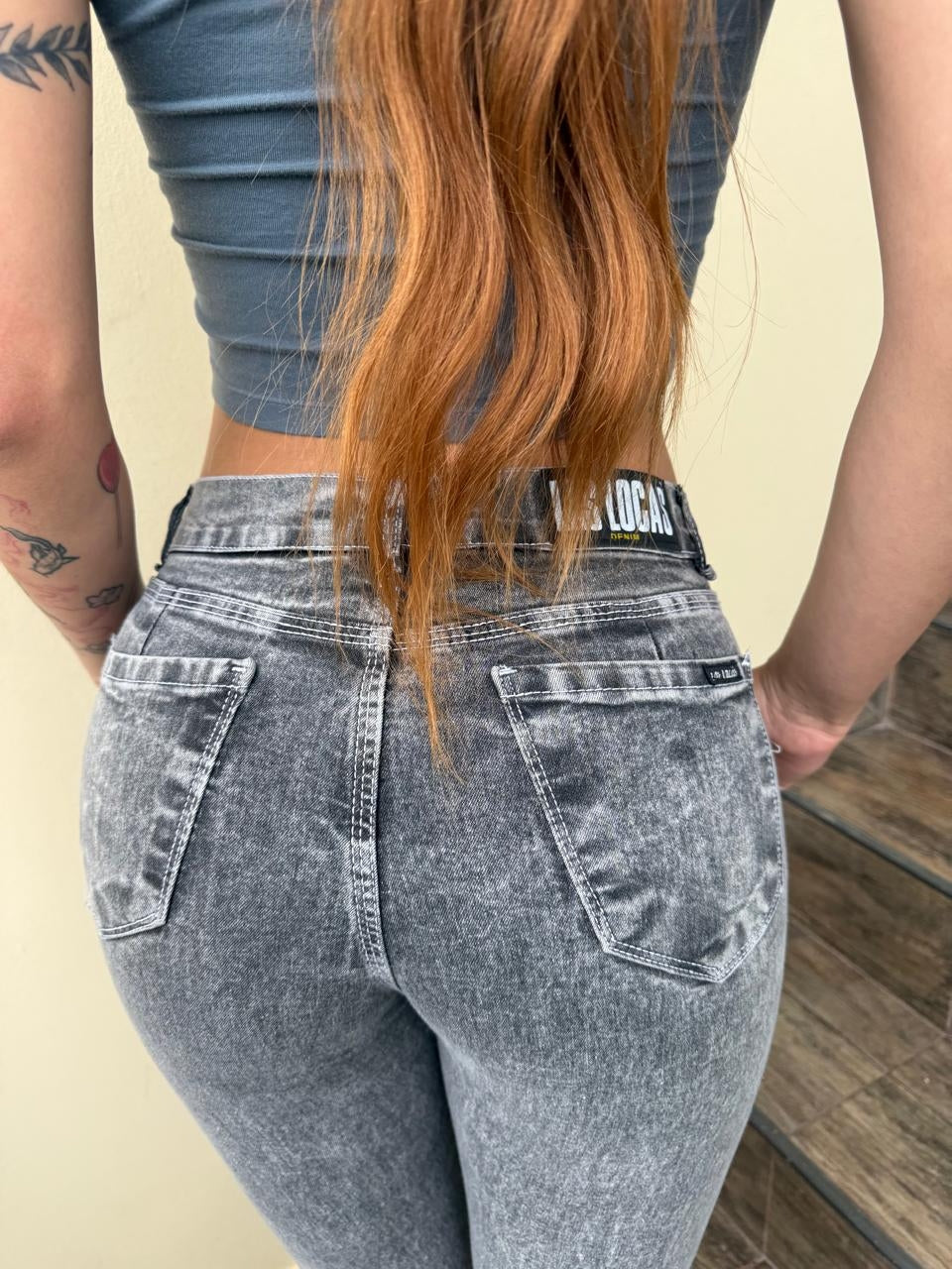 Jean Chupín Power Curve – Tiro Alto Push Up