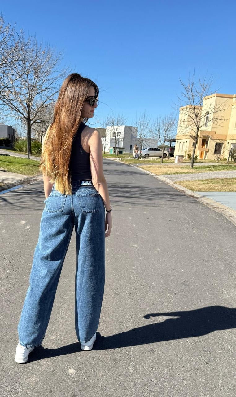 Jean Mom Fit – Clásico Tiro Alto