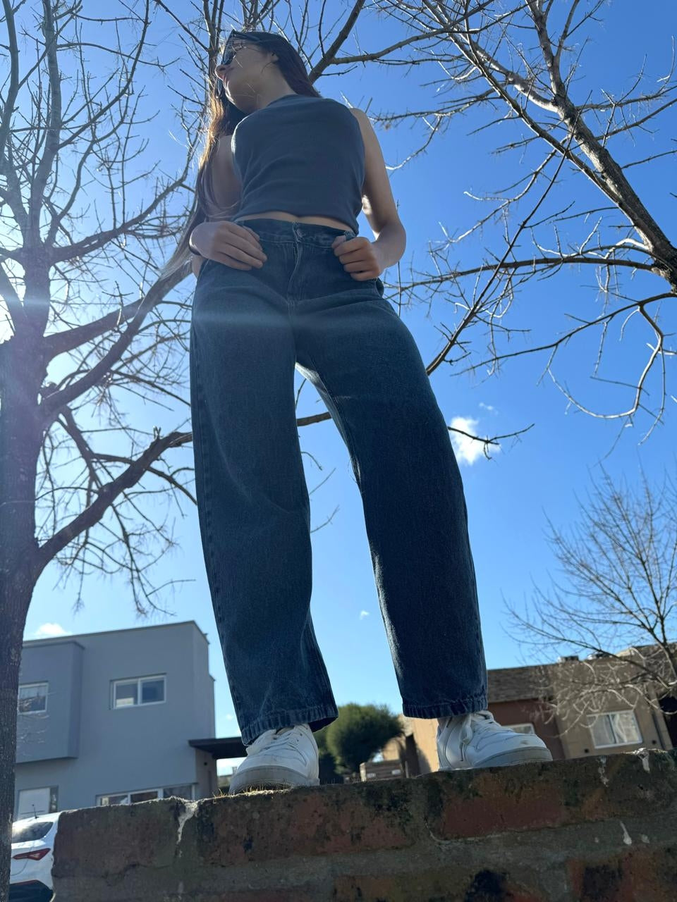 Jean Mom Fit – Clásico Tiro Alto