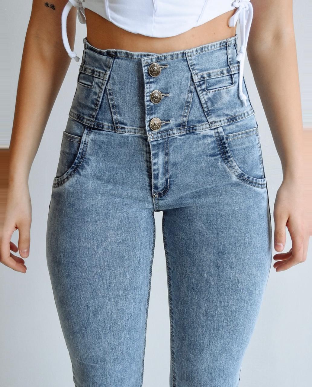 Jeans Levanta Cola Oxford