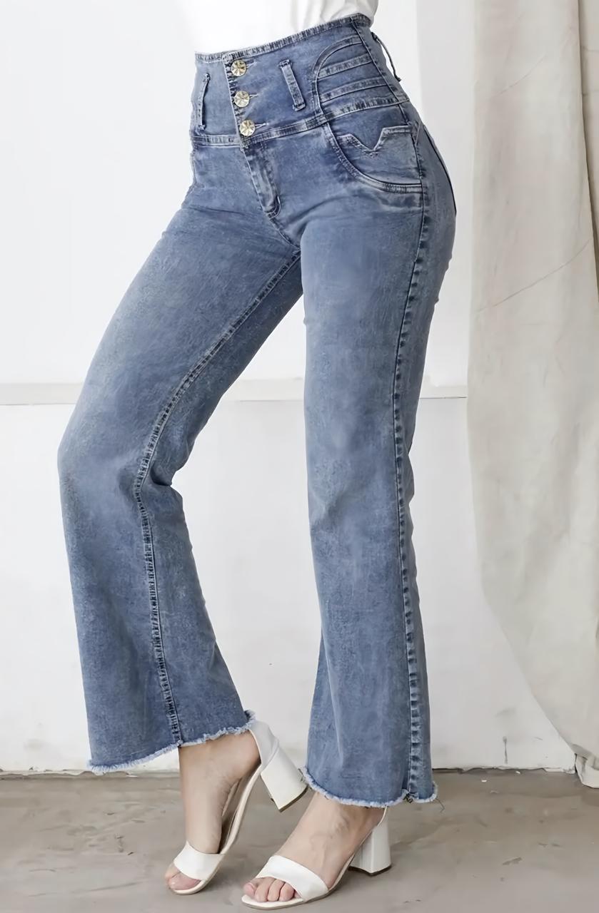 Jeans Levanta Cola Wide Leg