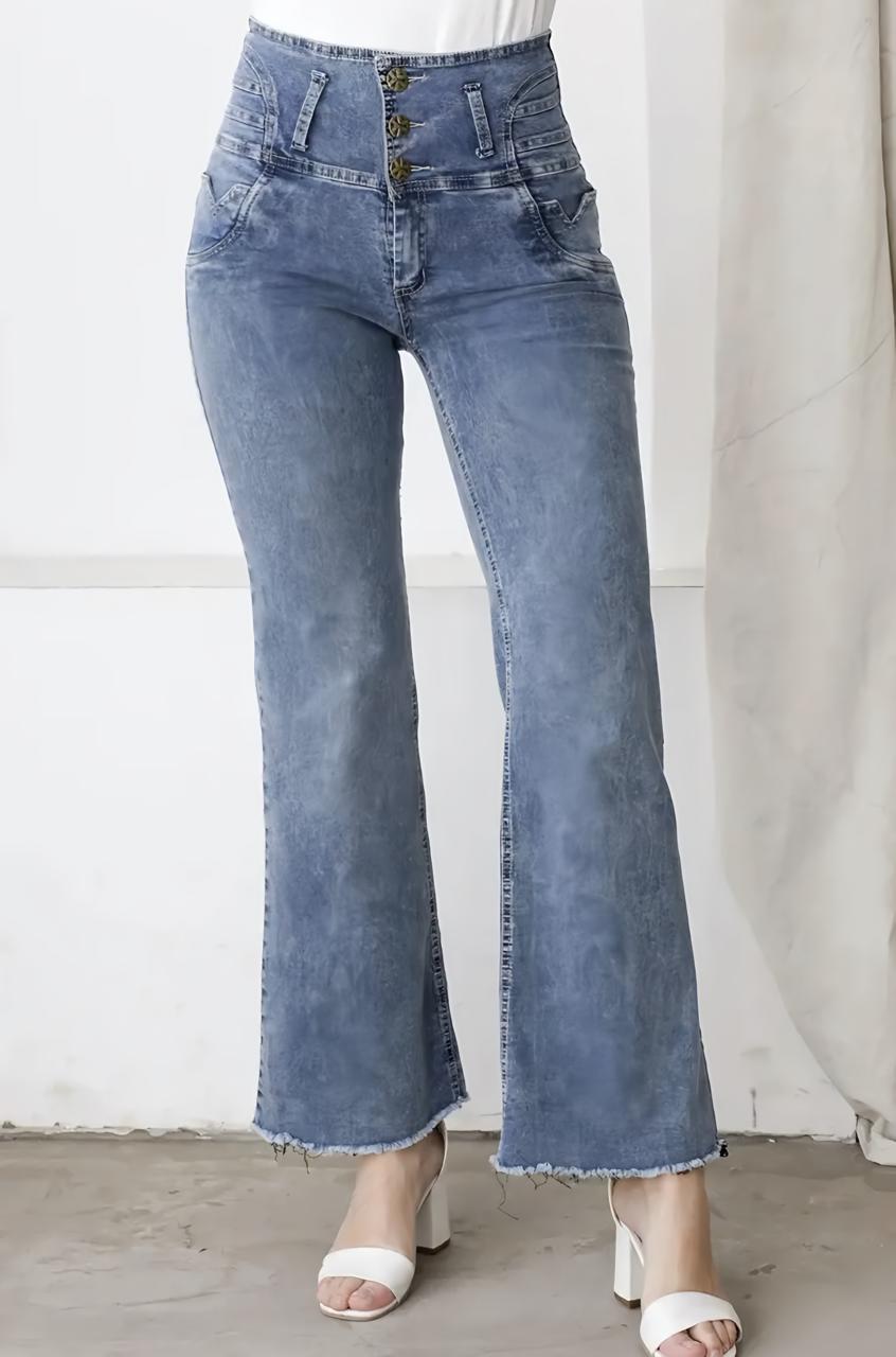 Jeans Levanta Cola Wide Leg