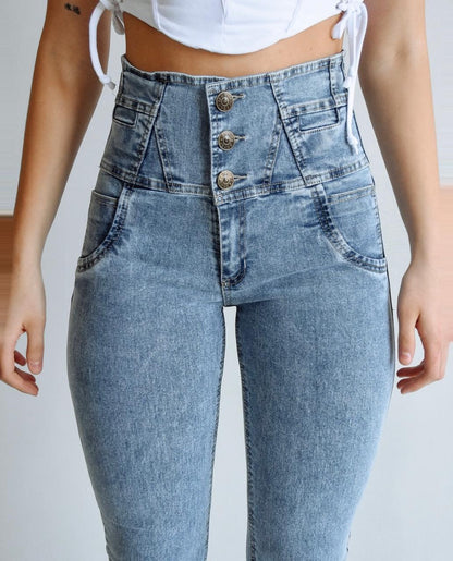 Jeans Levanta Cola Oxford